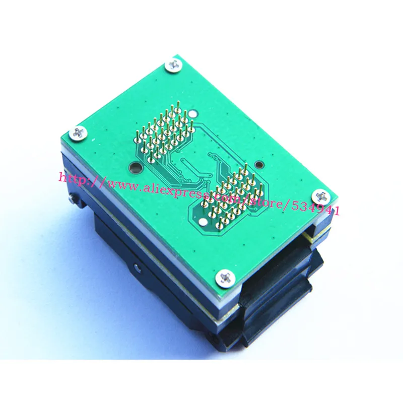 0.8 MM BGA63 IC programmeerija-adapter/BGA63, et DIP48 IC Test Socket 9X 11mm/ NAND proman / TL866 PLUS + 10.5X13.5MM Maatriks