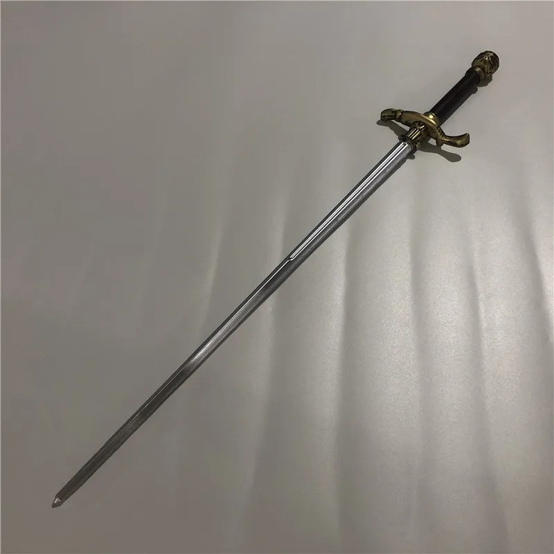 1:1 cosplay A Storm of Swords Filmi Arya Stark Nõela mõõk Must ja valge kohtu prop mänguasi mõõk 77cm