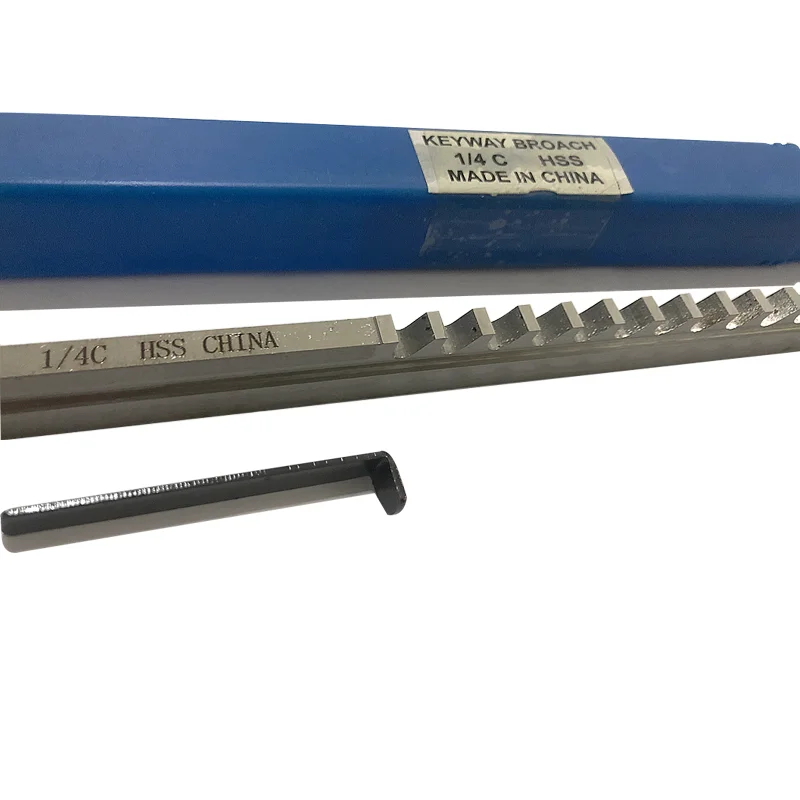 1/4 C Push-Tüüpi Keyway kammlõikur võimaldab saada siledaid Tolline Suurus HSS kammlõikur võimaldab saada siledaid Lõikamine, Lõikur CNC Machine Tool Uus