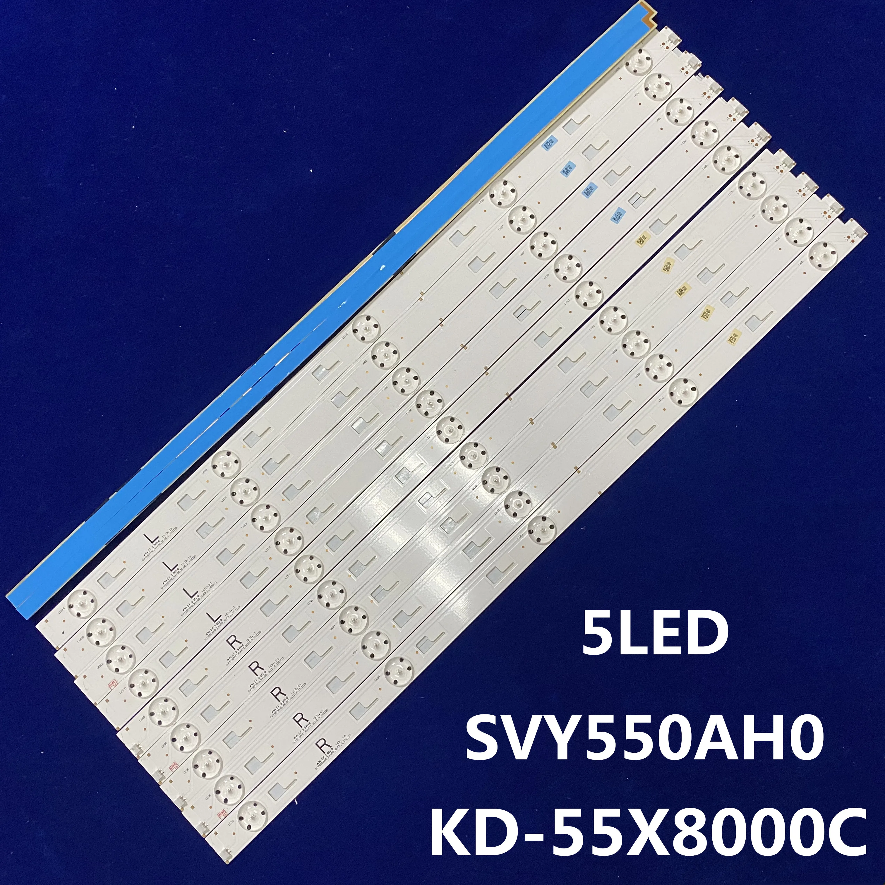 1 Komplekt=10 Tükki KD-55X8000C Led backlight SVY550AH0-Rev00-5LED-L-150223 5LEDS