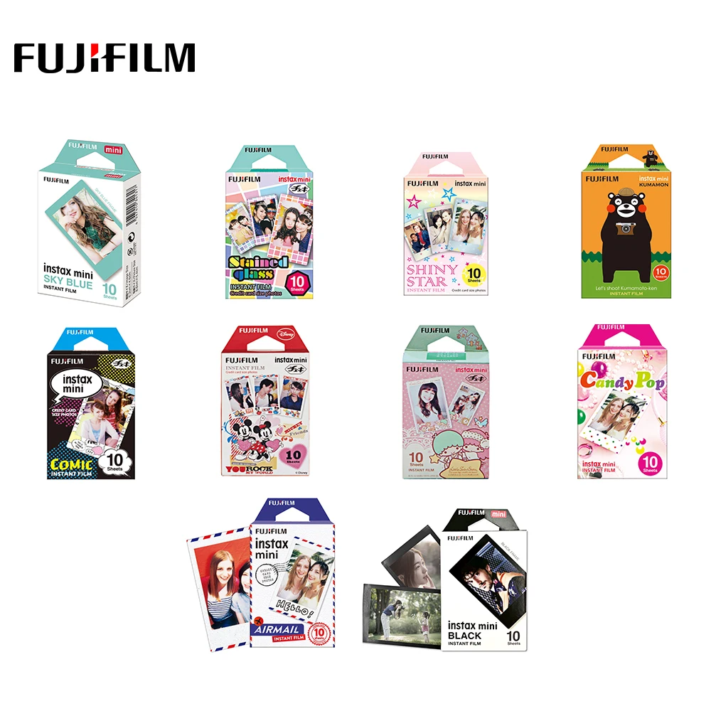 10 Lehed Fujifilm Instax Mini 8 9 Film Vahetu Film Photo Paber Fujifilm Instax Mini 9/8/7s/25/50s/70/90 SP-1/SP-2-Printer