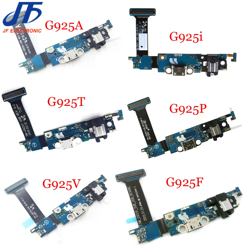 10tk Dock Connector Laadija USB-Laadimine Sadamas Flex Kaabel Samsung Galaxy S6 serv G925A G925T G925V G925P G925i G925F G925W8