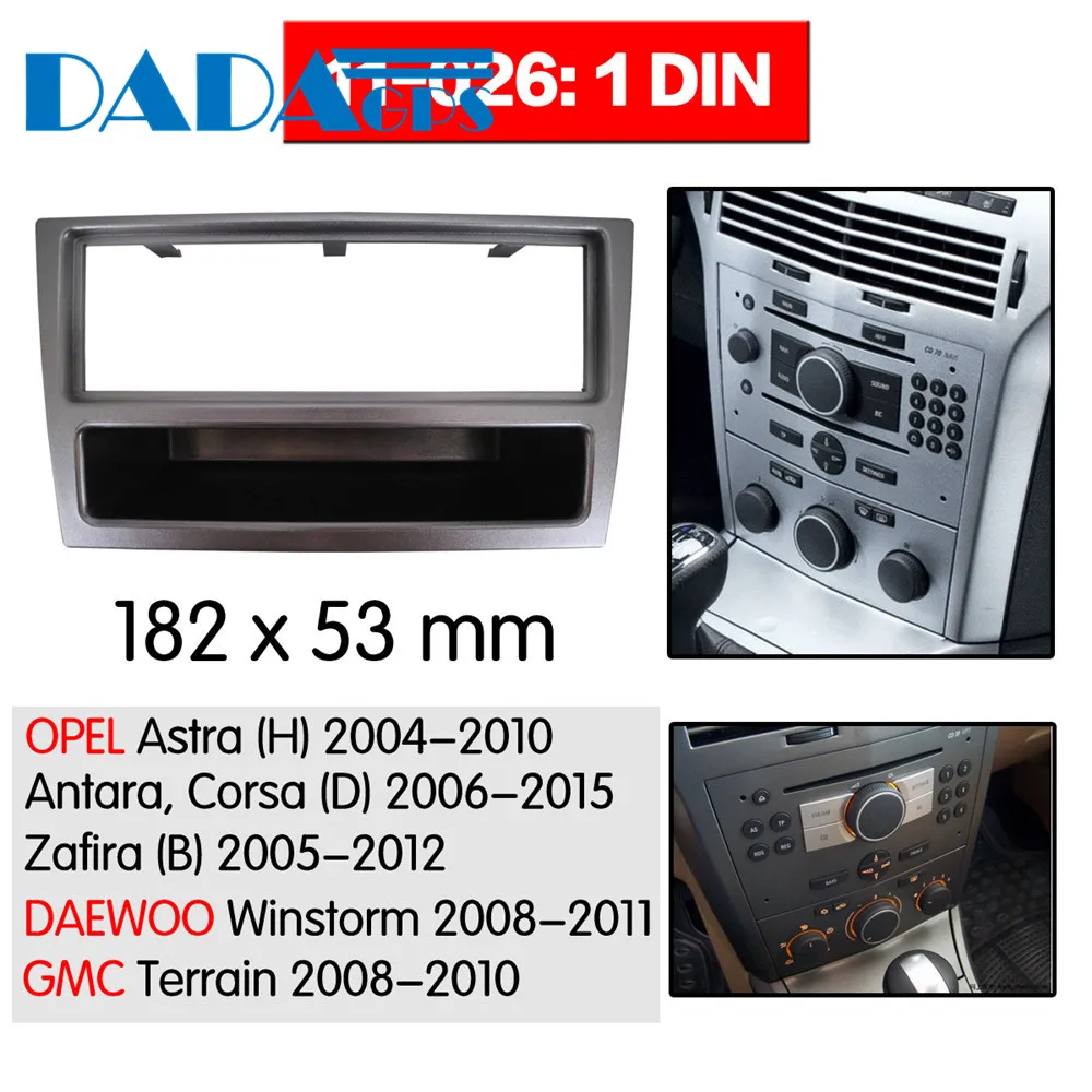 11-026 Auto DVD/CD-OPEL Astra (H),DAEWOO Winstorm Maastik Raadio Stereo Sidekirmega Panel Frame Adapter Paigaldamise Komplekt 1 Din