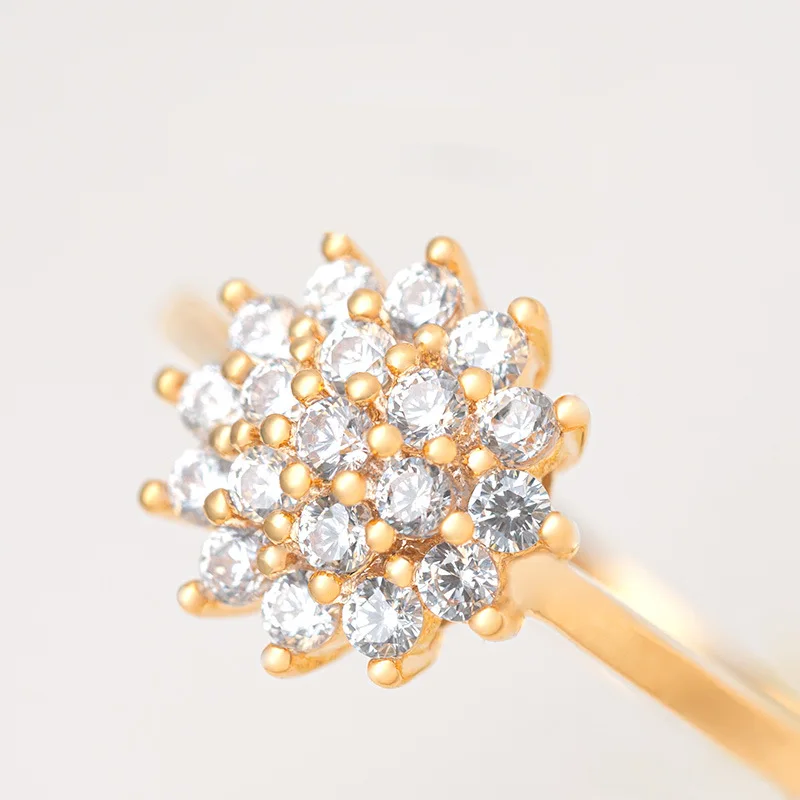 14K Kollane Kuld 1.5 Karaati Teemant Sõrmus Naistele Luksus Kaasamine Bizuteria Anillos Gemstone 14K Gold ja Diamond abielusõrmus
