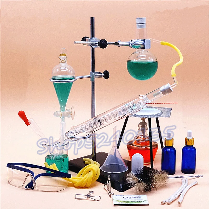 150ml väike destilleerimisseade set Klaas eeterlik Õli destilleerimisseade puhas kaste keemiline puhastus laboriseadmed