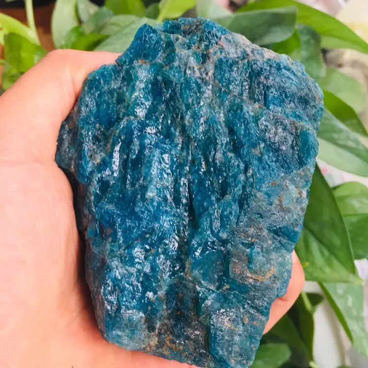 1tk Natural Raw sinine apatiit kivi mineraal kivi näidis