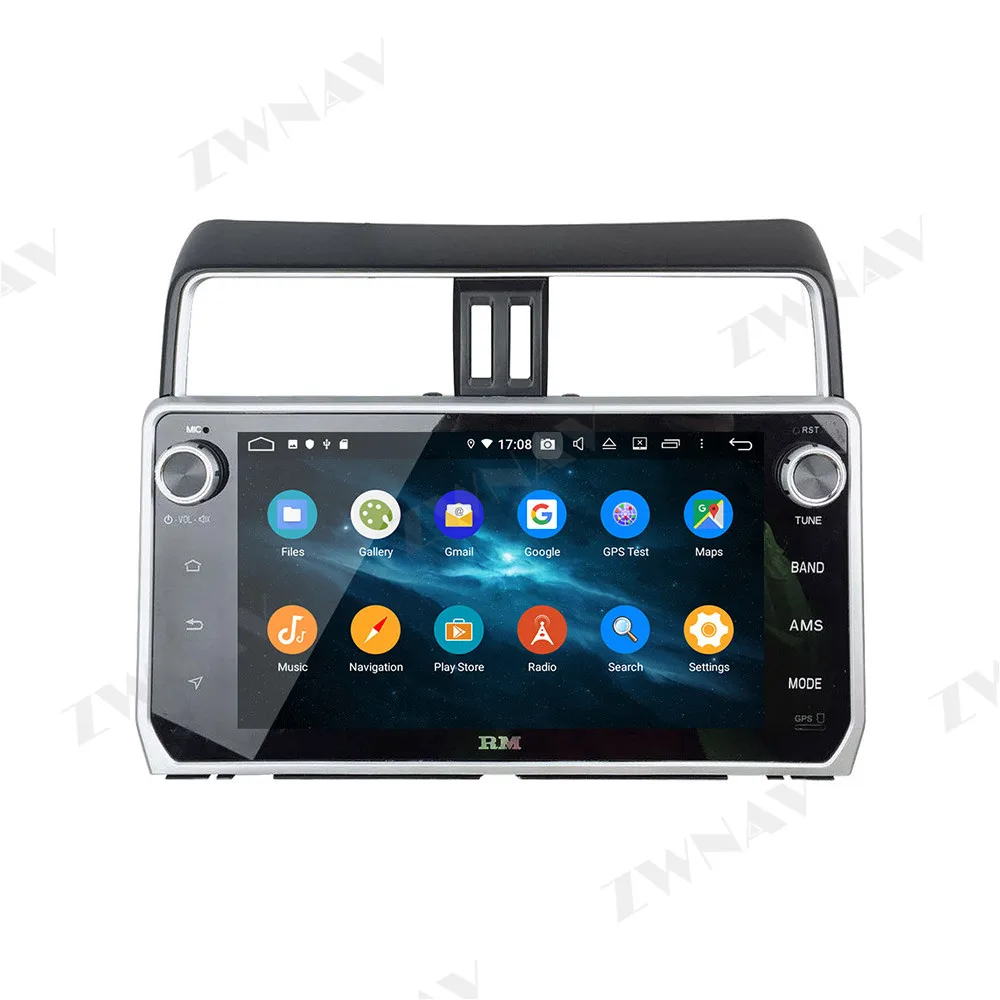 2 din Android 10.0 ekraan, Auto Multimeedia mängija Toyota Land Cruiser Prado 2018+ video, stereo GPS navi juhtseade auto stereo