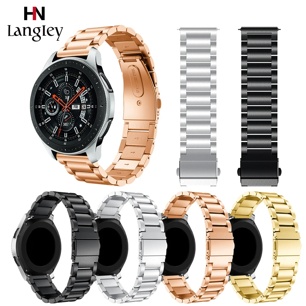 20 22mm Quick Release Watchband Samsung GearS2 S3 Klassikaline Kellarihmad Tavalise Kellarihmad Roostevabast Terasest Watchbands