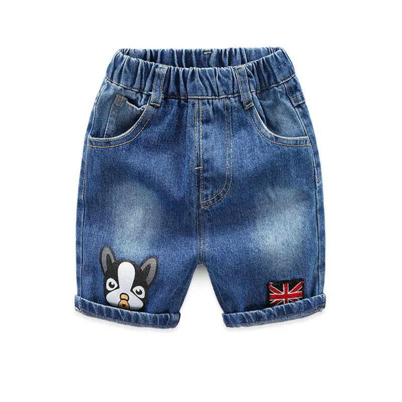 2019 suvel laste lühikesed püksid beebi poistele tüdrukute teksad laste multikas püksid puuvillased lühikesed püksid püksid jaemüük 2-6 aastat tasuta shipping