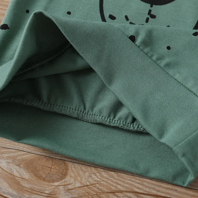 2020 Puuvillane Pullover 2TK Poiste Komplektid Täielikult Varruka Sviitrid+Püksid Prindi Lapsed Riided Cartoon Triibuline Poiste Riided