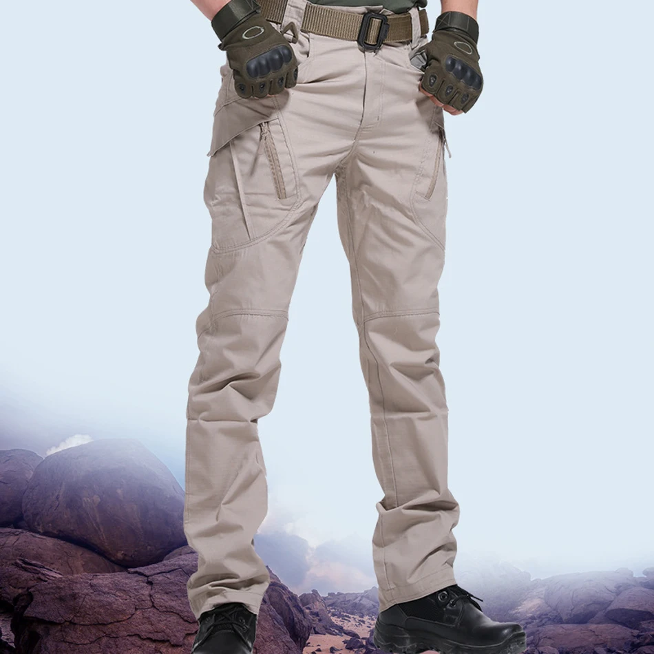 2021 Uus Mens Tactical Püksid Mitme Tasku Elastsus Sõjalise Urban Commuter Tacitcal Püksid Meeste Slim Rasva Cargo Pant 5XL