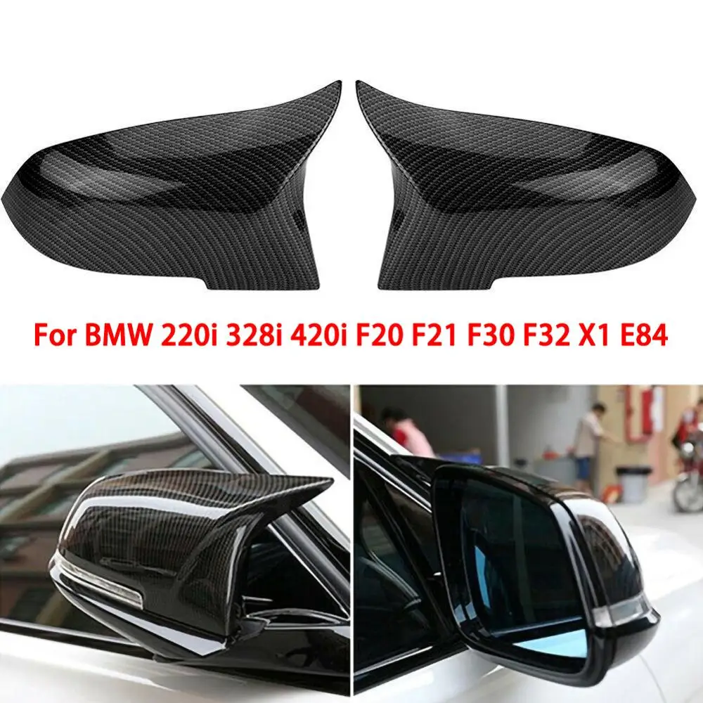 2TK Carbon Fiber/ABS Peegli Kate E90 Auto Rearview Mirror ühise Põllumajanduspoliitika Hõlmama Otsene Asendada BMW F20 F21 F22 F30 F32 F36 X1 M3