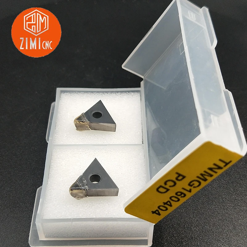 2tk TNMG160404 PCD polükristallilised karbiid teemant tera sisesta alumiiniumist CNC treipingi tera lõikamise tööriist keerates tööriist