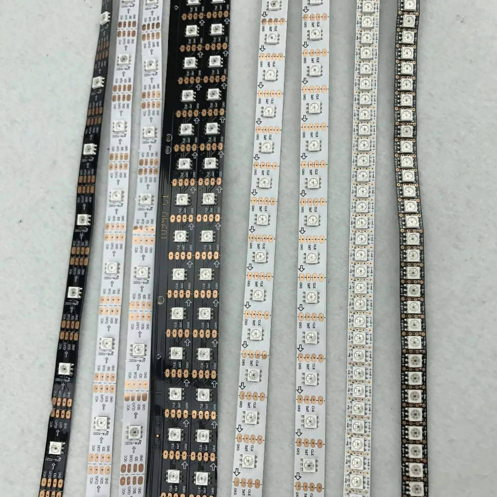 30/60/144 led/m DC5V SK9822 stadium led pixel ribad;mitte-veekindel;IP33;RGB värviline