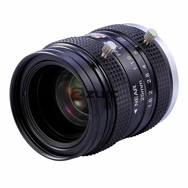 5 Mega Pixel C Mount 25mm 1-tolline Madala moonutuse OMA / masinnägemine fikseeritud fookuskaugusega objektiivi Tööstus kaamera kasutusjuhend Iiris Objektiiv