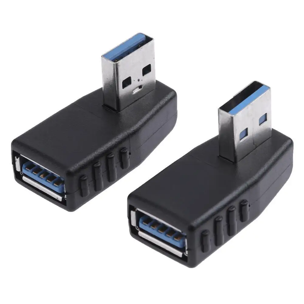 5 in 1 USB 3.0 Meeste ja Naiste 90 Kraadi+Sirge Nurgaga Adapteri Pistiku Nurk Laiendamine Extender Komplekt