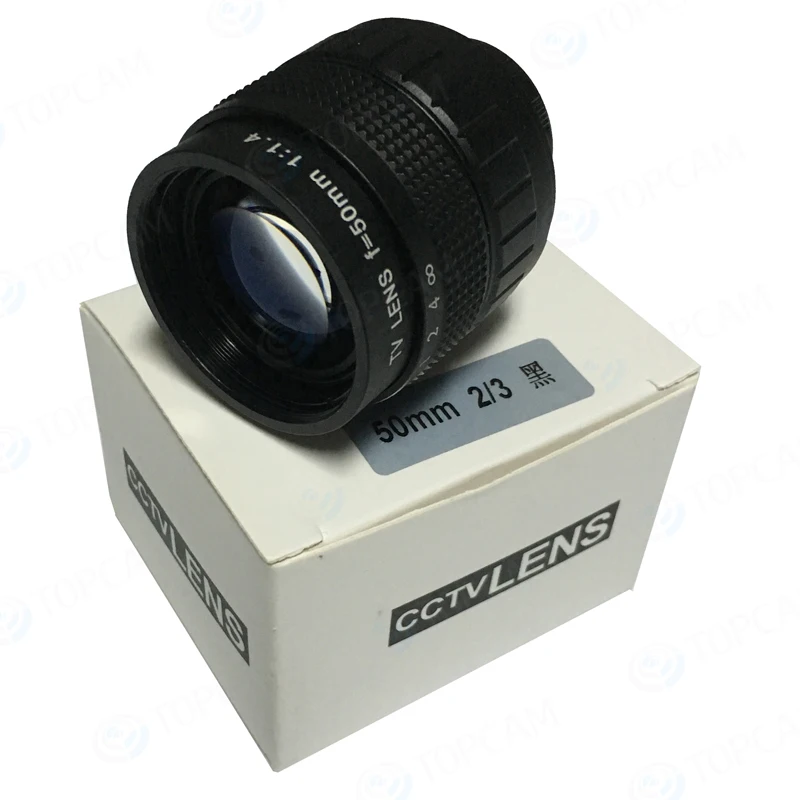 50mm objektiiv C mount f/1.4 CCTV Lens C Mount 2/3 CCTV Lens omadused sulamist korpus Kvaliteediga Kaamera objektiiv