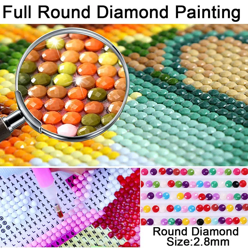 5D DIY Diamond Maali Foto Kohandatud Full Ringi Puurida Mosaiik Pilt Kive Diamond Tikandid ristpistes Home Decor