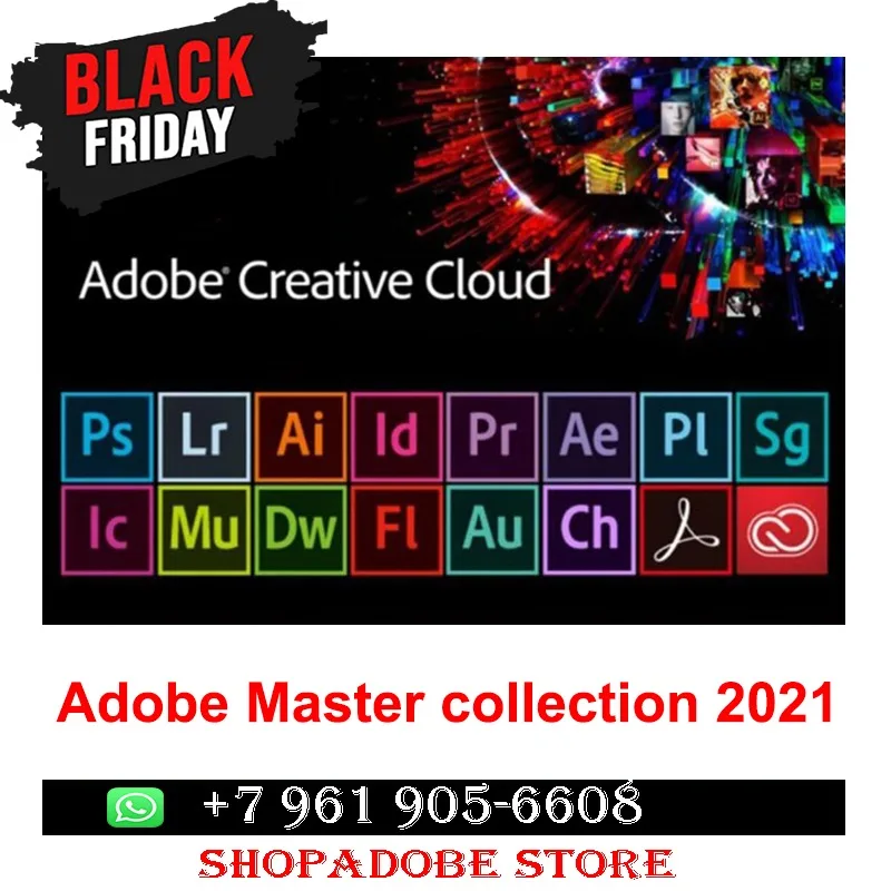 Adobe Creative Cloud 2021 Master Collection Windows Originel | Full Version | Elu Aktiveerimise | ️Mitmekeelne|