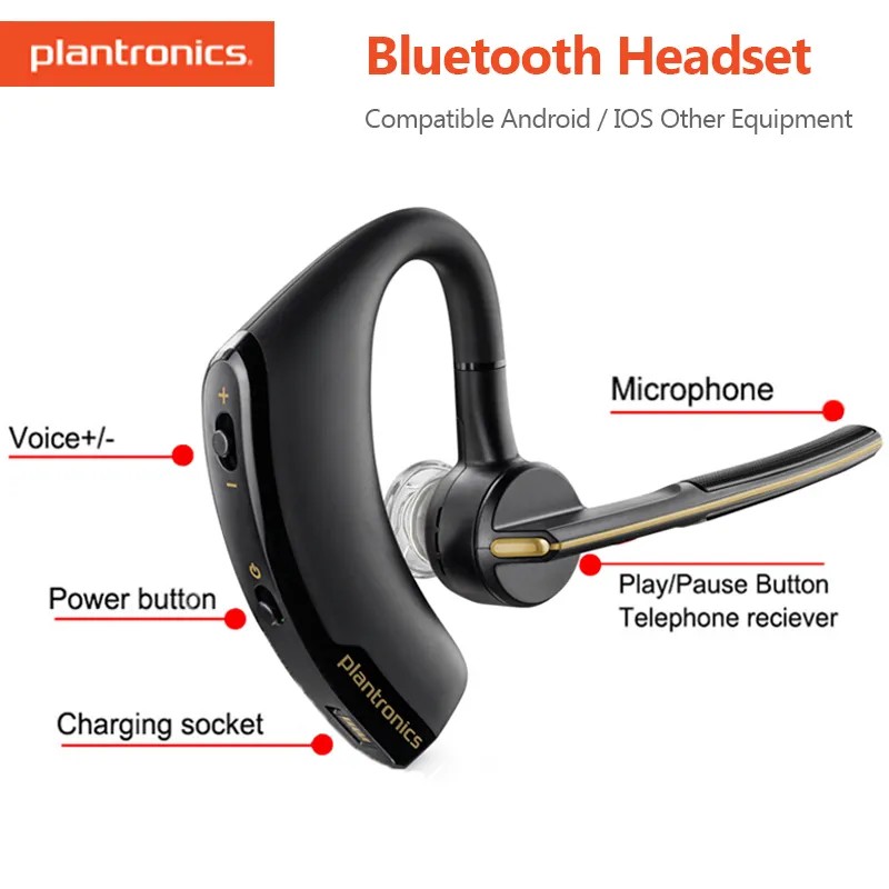 Algne Plantronics Voyager Legend Traadita Bluetooth-Peakomplektid Fashion Business Kõrvaklapid Intelligentne Hääl Kontrolli Xiaomi