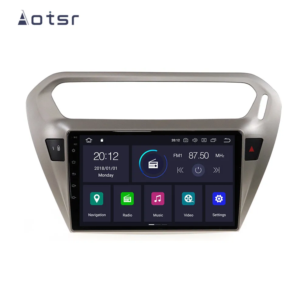 Android autoraadio Mängija Panoraam 360 Kaamera Peugeot 301 Citroen C-Elysee Auto Multimeedia GPS Navigation Carplay DSP Stereo