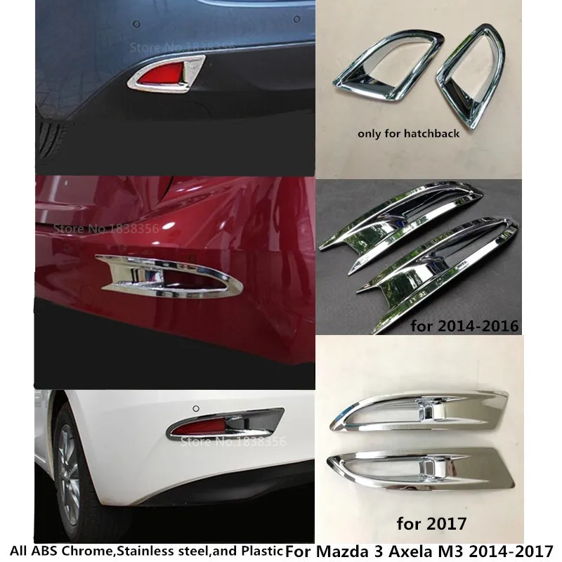 Auto ABS-Plastikust Kate Sisekujundus Tagasi Saba Tagumise udutule Lambi Raam Kinni Paneel Mazda 3 Mazda3 Axela M3 2016 2017 2018