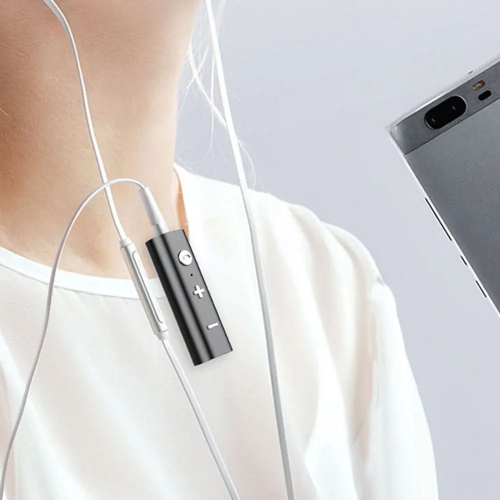 BT001 5.0 Bluetooth Mini Fashion Audio Vastuvõtja Kõrvaklappide Kaasaskantav Muusika Mängib Auto-Vabad Kõlar 3,5 mm Navigation