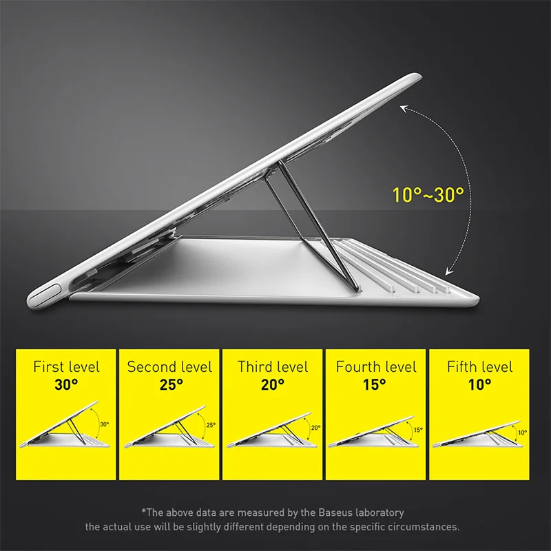 Baseus Laptop Stand for Macbook Air Pro Kokkuklapitavad Portable Notebook Stand for iPad Sülearvuti, Sülearvuti Tarvikud Tablet Bracket Omanik