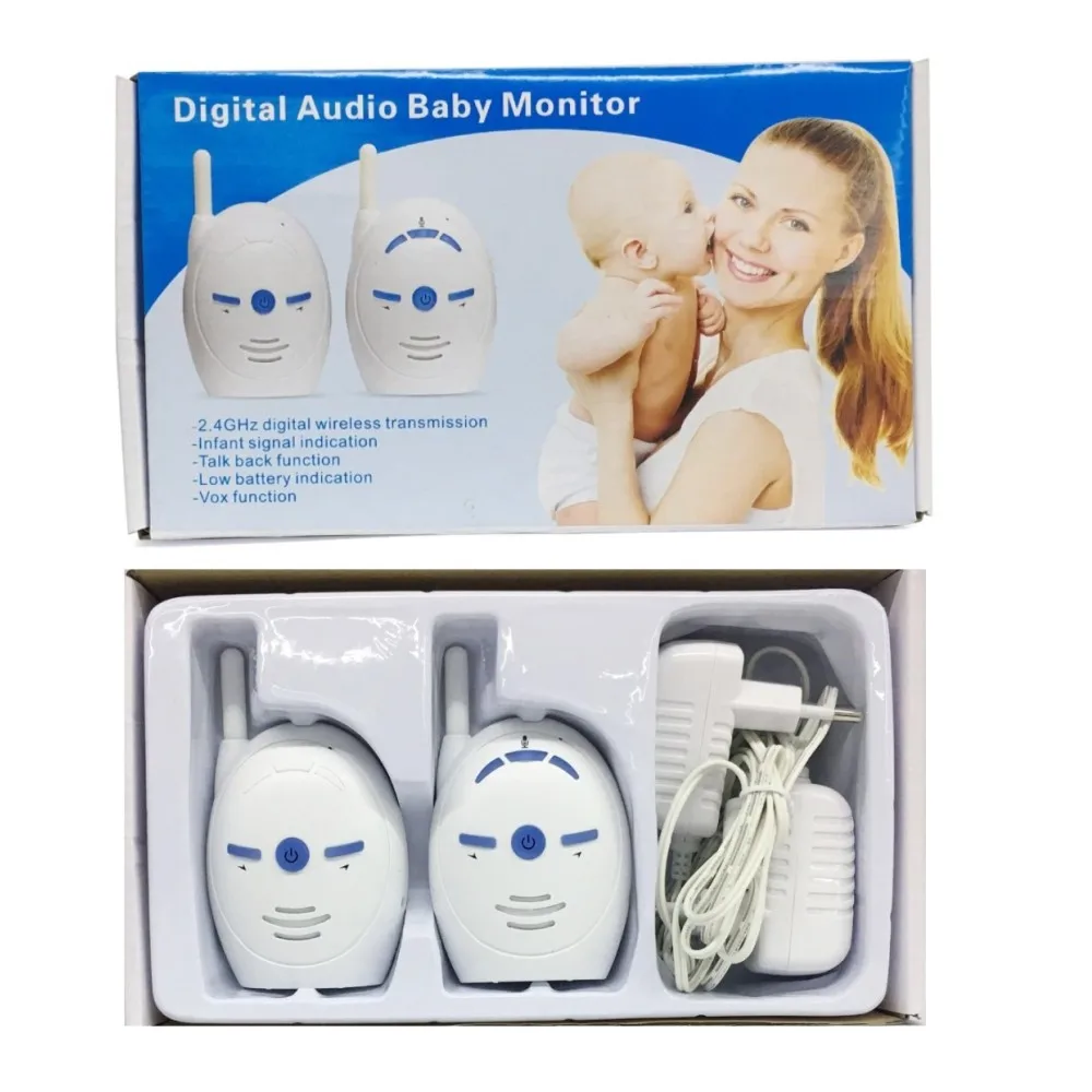 Beebi Telefon 2.4 GHz Traadita Imiku Baby Sound Monitor Audio Walkie Talkie Lapsed Intercoms Raadio Lapsehoidja Lapsehoidja Koos Mic Kõlar
