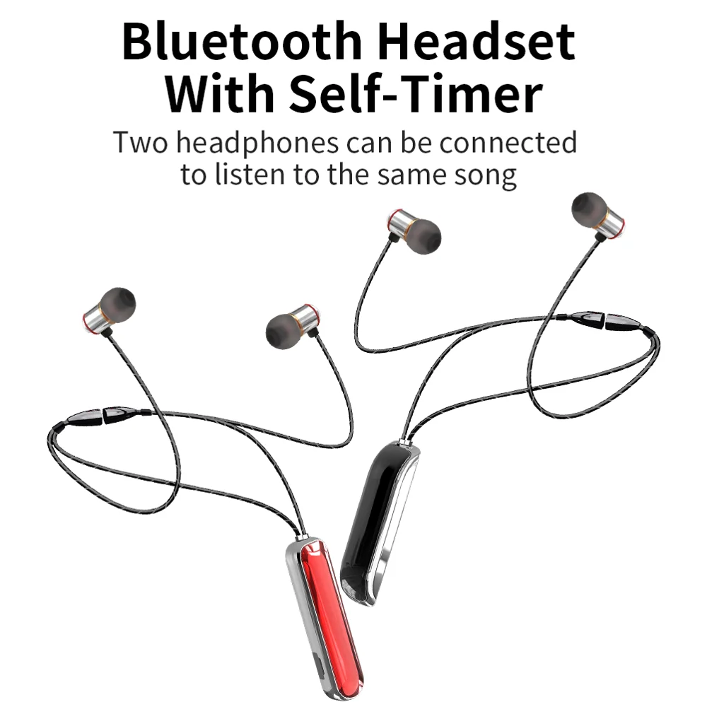 Bluetooth-Kõrvaklapid koos iseavaja Dual Stereo Heli Traadita Sport kõrvaklapid Kaelakee TWS täiesti uued Paar kõrvaklapid väljavalitu