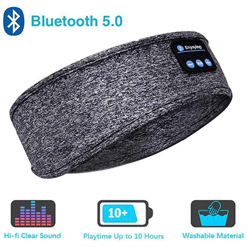 Bluetooth Magab Kõrvaklapid Peapael Õhuke, Pehme, Elastne ja Mugav Juhtmeta Kõrvaklapid Muusika Eye Mask Pool Magamiskabiin