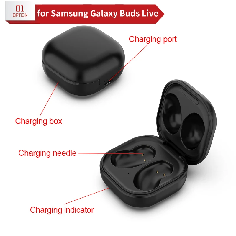 Bluetooth-Peakomplekti Laadimine Samsung Galaxy Pungad Live Laekaga R180 Traadita Kõrvaklappide Laadimise Kasti Laadija Koos LED-Ekraan