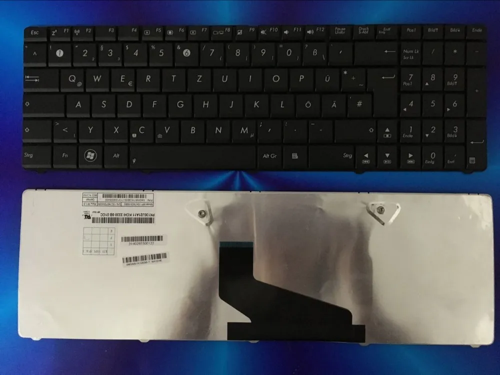 Brand new originaal Germaani klaviatuuri ASUS X53B X53U K73T X73B K53T K53U K73BY must isolatsiooni võtmed tasuta shipping