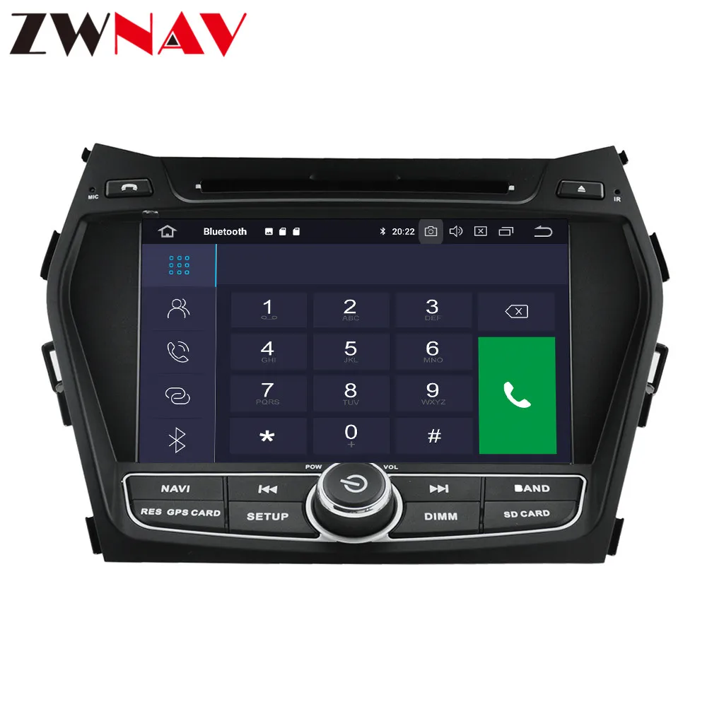 Carplay 2016 Hyundai IX45 Santa Fe Android Ekraanil GPS-Mängija, Navigatsioon Auto Audio Stereo Raadio Recorde juhtseade