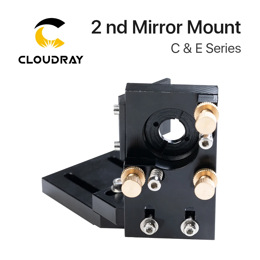 Cloudray CO2 Must Teine Laser Mount Peegel 25mm Mirror Mount Integreerivat Mount For Lase Graveerimine Masin