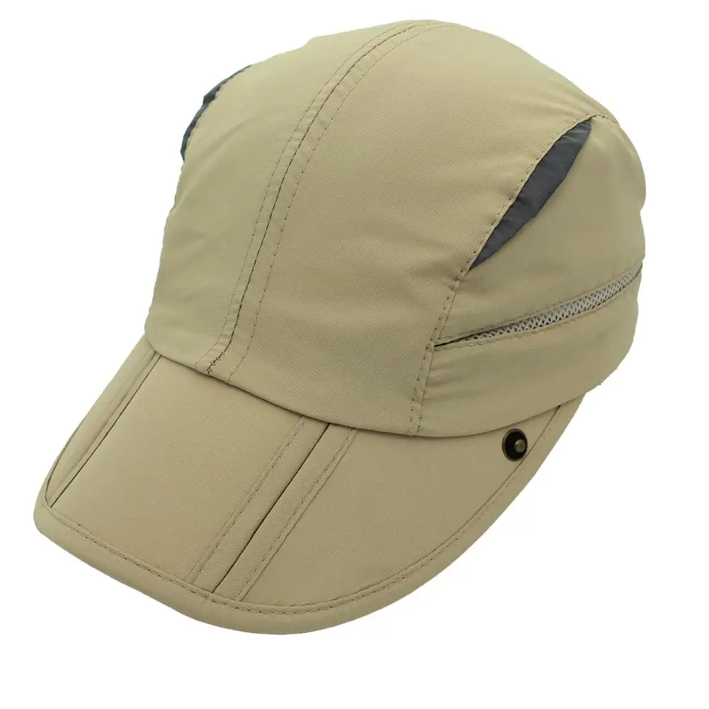 Connectyle Poisid Suvel UPF 50+ Sun Protection Cap Reguleeritav Quick Dry Eemaldatav Kalapüügi Müts Kaela Klapp Tüdrukud