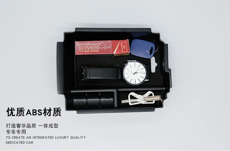 Consola compartimento de almacenamiento de apoyabrazos kesk-contenedor bandeja para Infiniti QX30 Q30 Q30S coche a