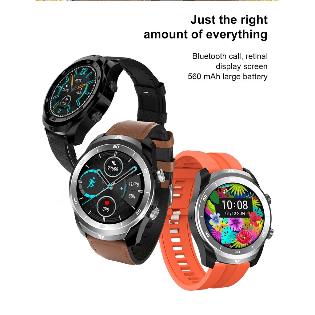 DT79 Smart Watch Mehed Bluetooth Kõne 360x360 HD Resolutsioon 560Mah Suur Aku Mood Multi-funktsionaalne Smart Watch High-end