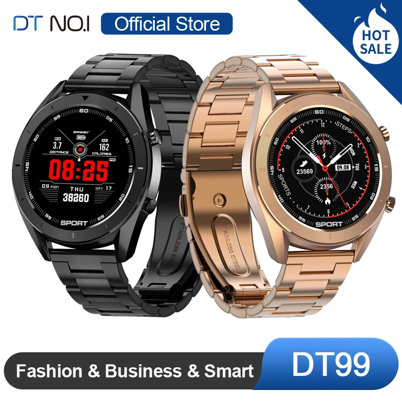 DTNO.I Nr 1 DT99 Smart Watch IP68 Veekindel Ring HD Ekraan EKG Avastamise Muutlik Valib Smartwatch Fitness Tracker Mehed