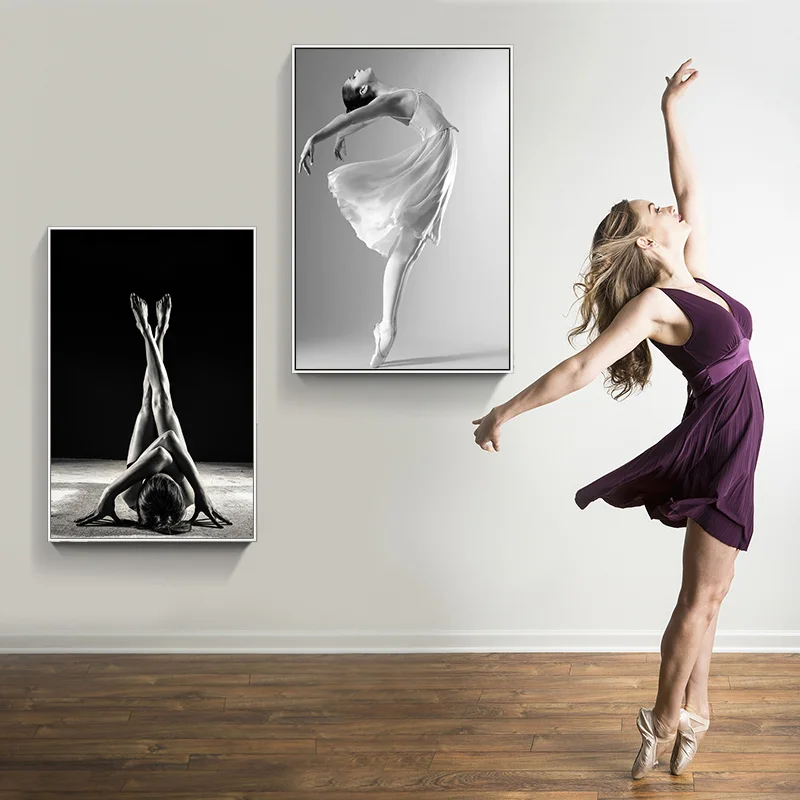 Dancing Tüdruk Ballett Plakatid Ja Pildid Põhjamaade Plakati Pilt Seina Art Lõuend Maali Moodsa Kunsti Seina Pildid Elutuba