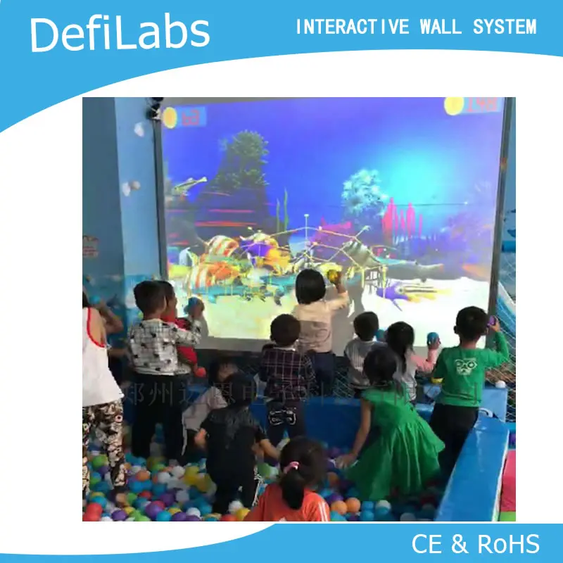 DefiLabs Interaktiivne seina projektsiooni süsteemi, mängud lastele