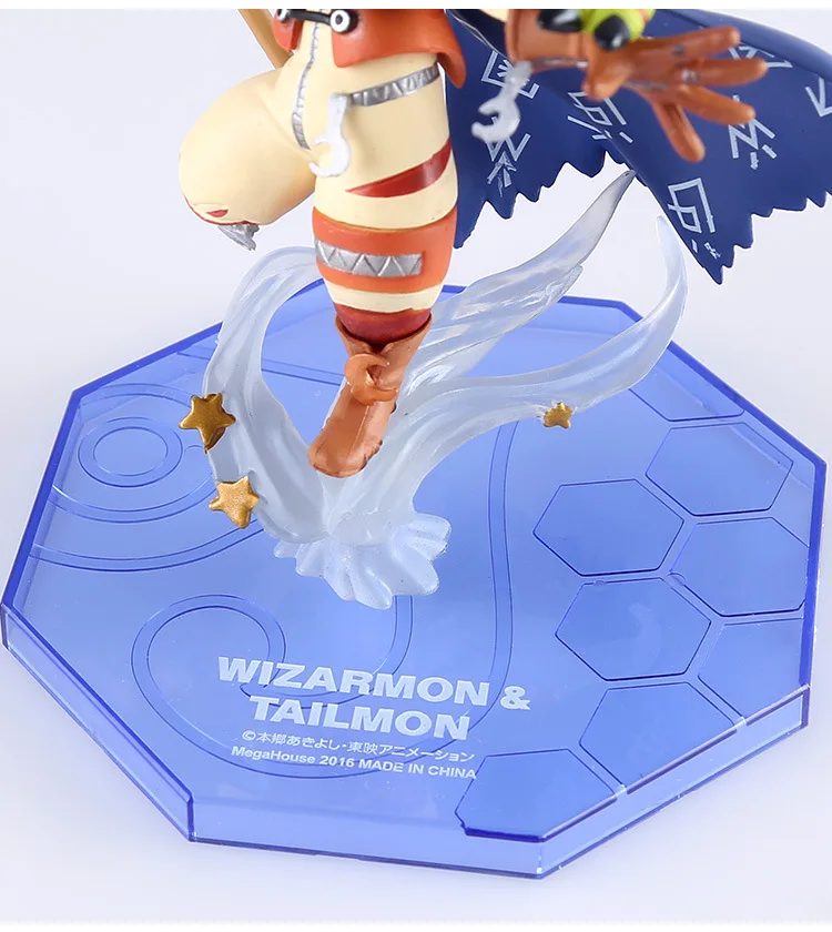 Digimon Anime Arvandmed Tailmon Wizarmon Mängu Tegevus Figma PVC Digitaalse Monster Tegevus Figuraalsed Mudel Koguja Sorcerimon 15cm Nukk