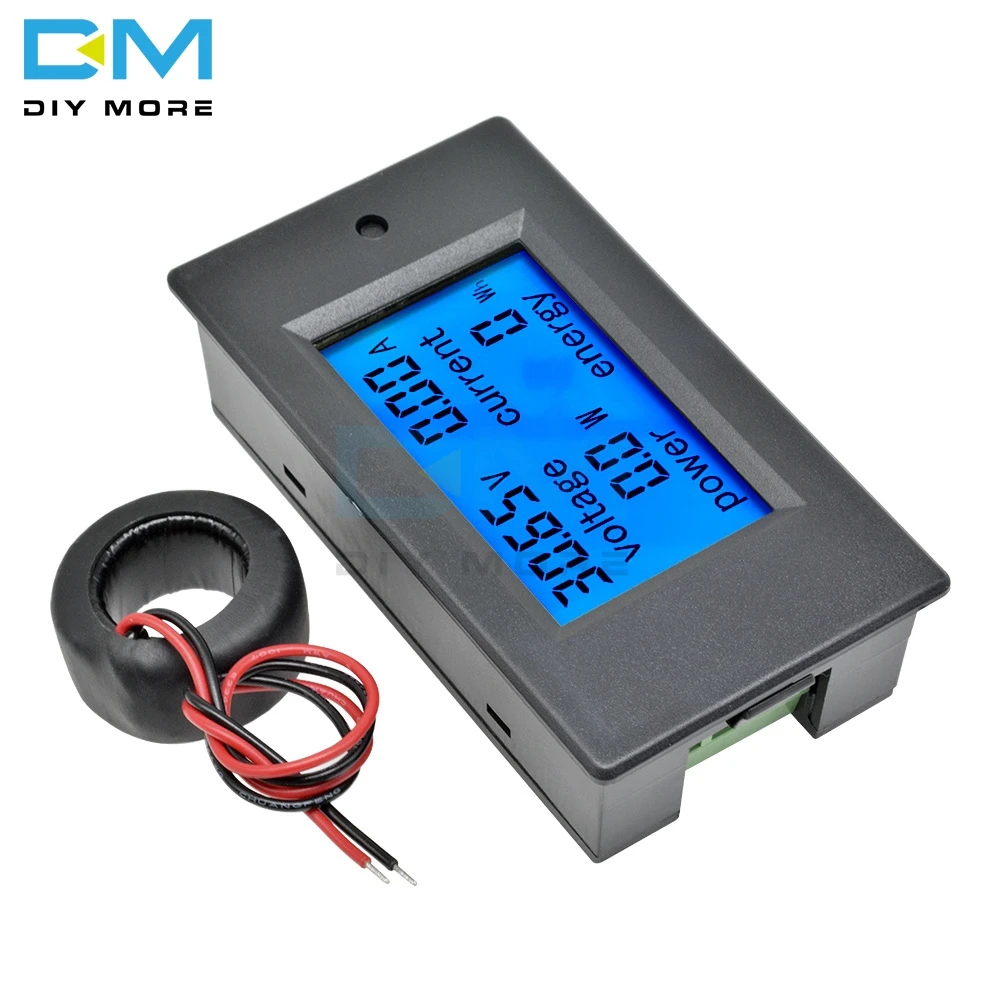 Digital AC Pinge Meetrit LCD Panel Monitor 100A 80-260V Power Energy Analoog-Voltmeeter Ammeter watt praegune Amps Volt Meetri DIY