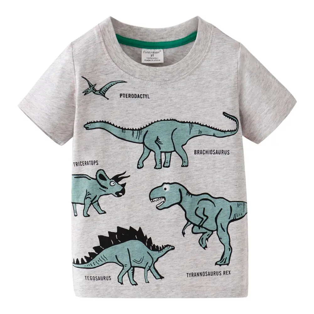 Dinosaurus Prindi Laste Tops T-Särk Lastele Riideid Suvel 2020 Poiste T-Särgid, Puuvill 7 Aastat Tshirt Beebi Poisi Riideid Mudilane
