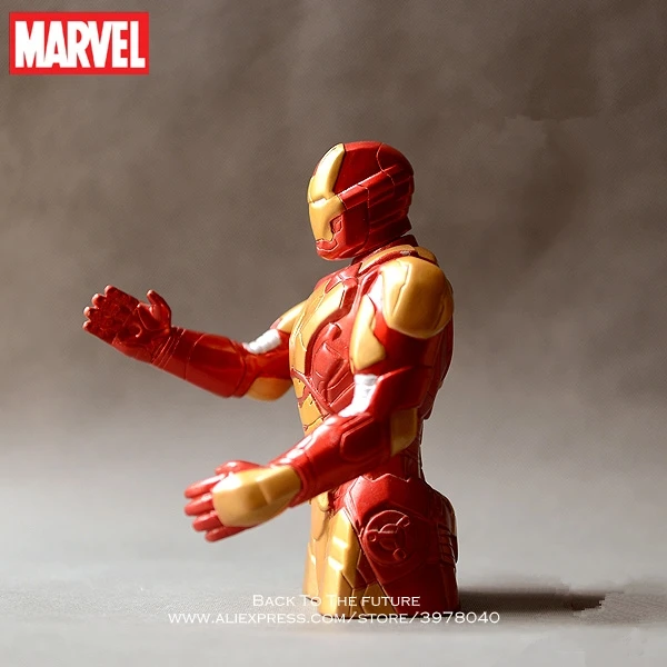 Disney Marvel Iron Man half-pikkus 19cm Tegevus Joonis Poos Mudel Anime Teenetemärgi Kogumise Figuriin Mänguasjad mudel lastele