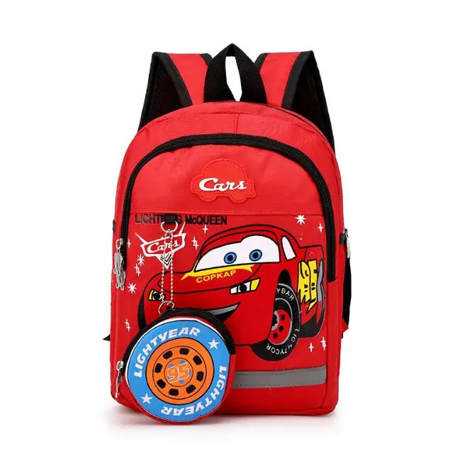Disney uus lasteaed armas seljakott+rahakott mündi poiss kott 95 autod lastele poiss koolikotti kooli kott