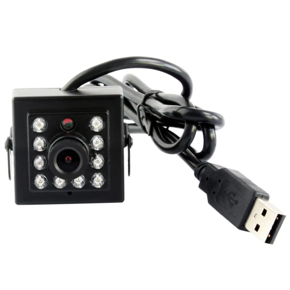 ELP 1080P CMOS OV2710 suure kiirusega 30 kaadrit sekundis/60fps/120fps IR CCTV Öise Nägemise 3.6 mm objektiivi Mini Webcam Kaamera USB2.0 Infrapuna kaamera