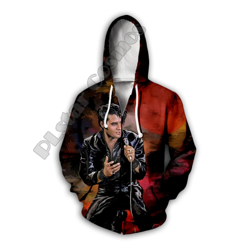 ELVIS Presley hupparit tops meeste / naiste dressipluus 3D Trükitud laulja mantel casual-suurpärase harajuku stiilis street MW-006