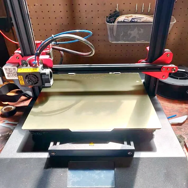 ENERGILINE Uus 310x310mm kahepoolne PEI Kevadel Terasest Flex Print Plaat koos Magnetic Base CR-10/10S 3D Printer Sooja Voodi
