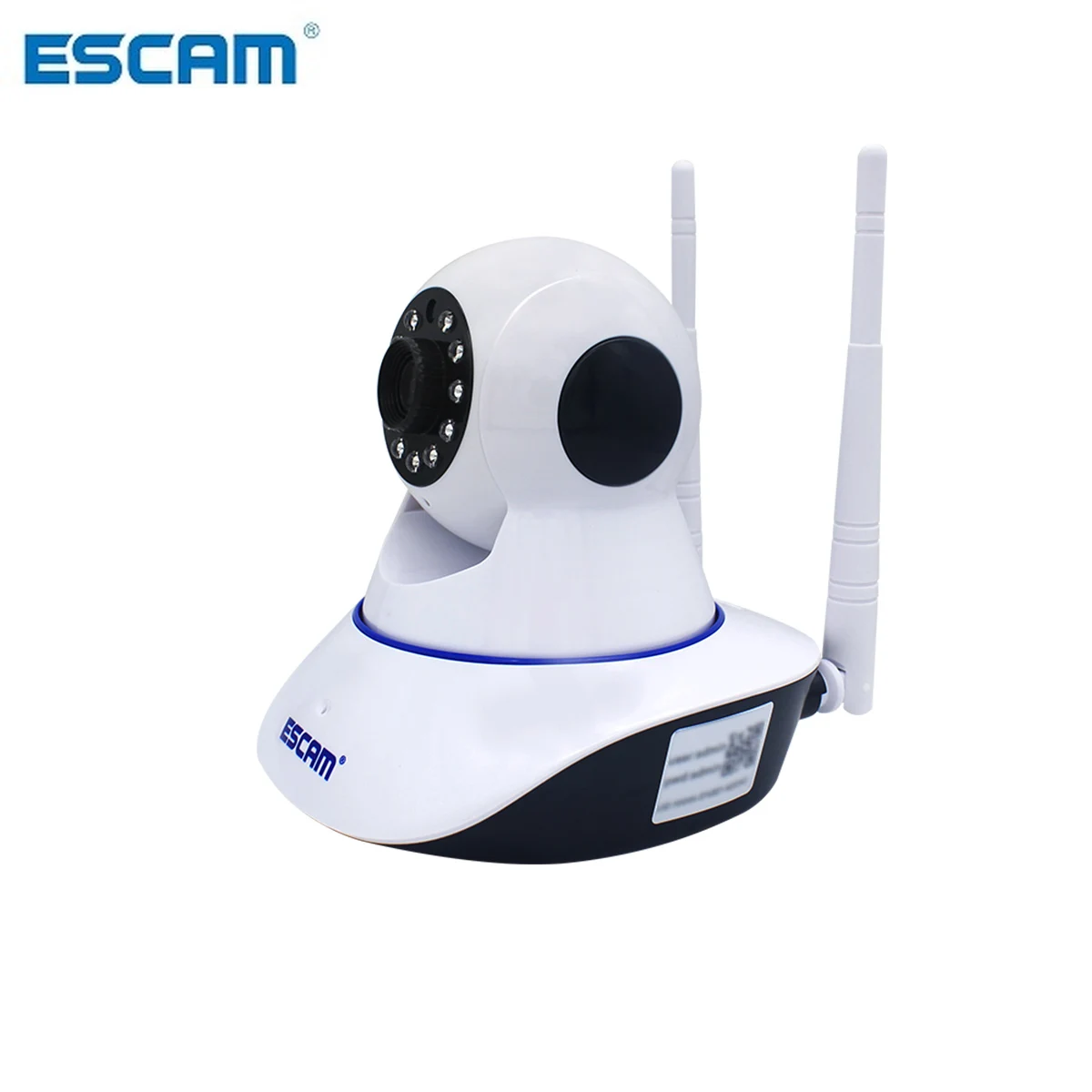 ESCAM G01 HD 1080P 200W Dual Antenna Pan/Tilt WiFi IR Juhtmeta IP Kaamera Toetab ONVIF Kaks Teed Rääkida Öise Nägemise